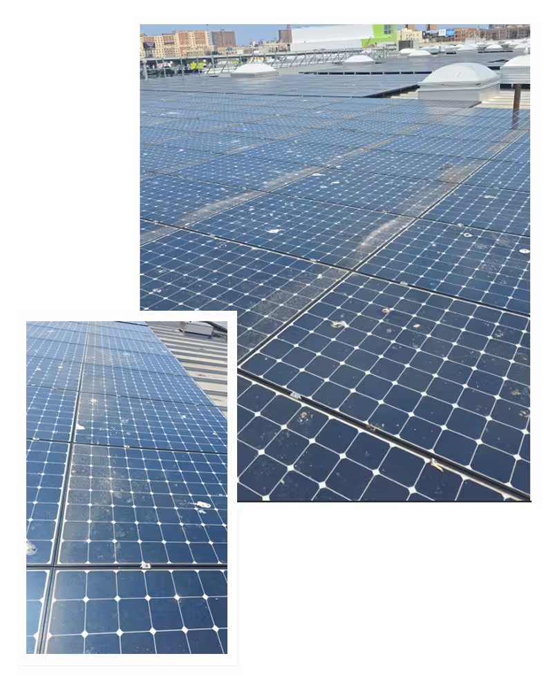 Soiled Solar Panels